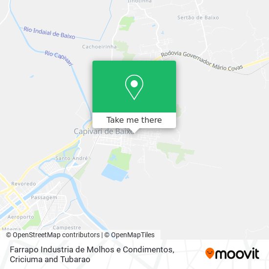 Farrapo Industria de Molhos e Condimentos map