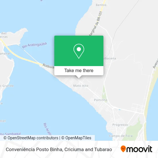 Conveniência Posto Binha map