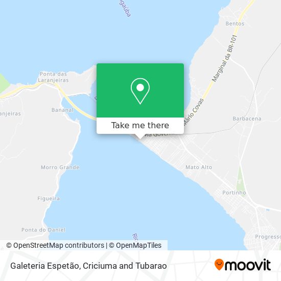 Galeteria Espetão map