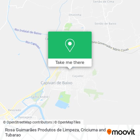 Rosa Guimarães Produtos de Limpeza map