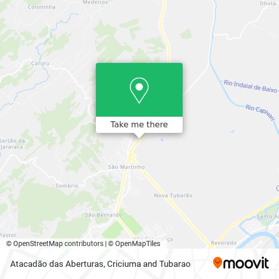Atacadão das Aberturas map