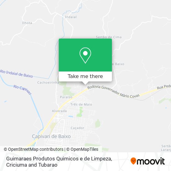 Guimaraes Produtos Quimicos e de Limpeza map