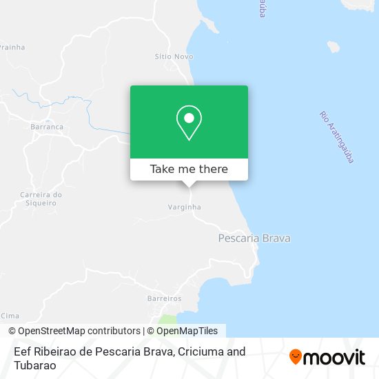 Eef Ribeirao de Pescaria Brava map