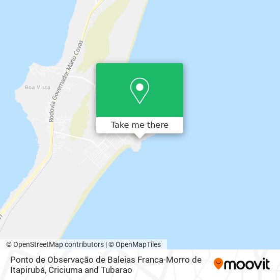 Ponto de Observação de Baleias Franca-Morro de Itapirubá map