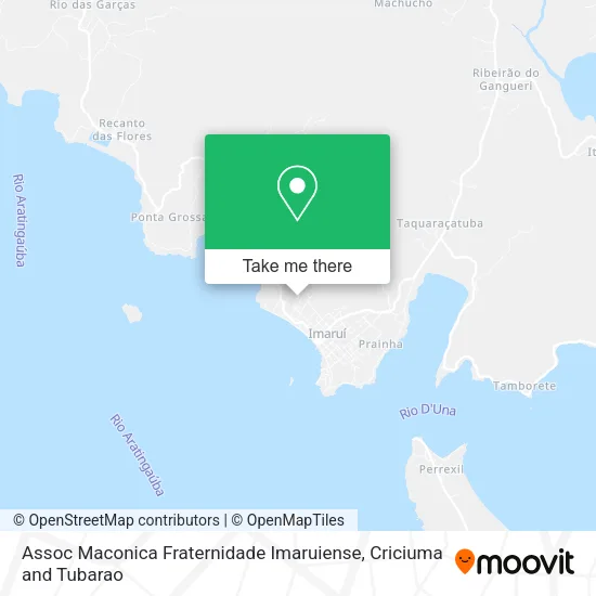 Assoc Maconica Fraternidade Imaruiense map