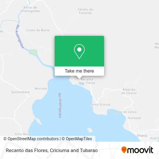 Recanto das Flores map