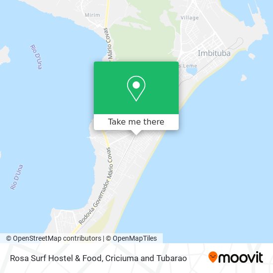 Rosa Surf Hostel & Food map