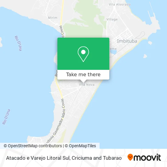Atacado e Varejo Litoral Sul map
