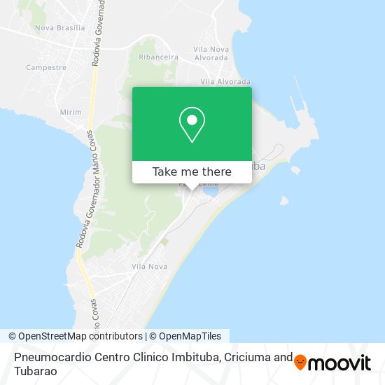 Pneumocardio Centro Clinico Imbituba map