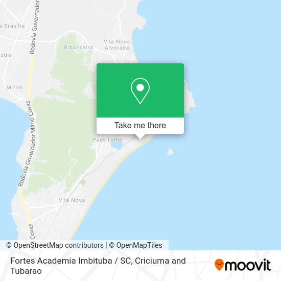Fortes Academia Imbituba / SC map