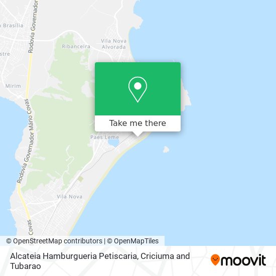Alcateia Hamburgueria Petiscaria map