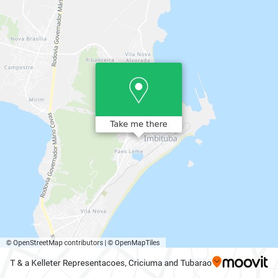 T & a Kelleter Representacoes map