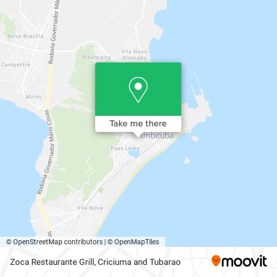 Zoca Restaurante Grill map