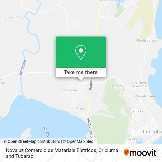 Novaluz Comercio de Materiais Eletricos map