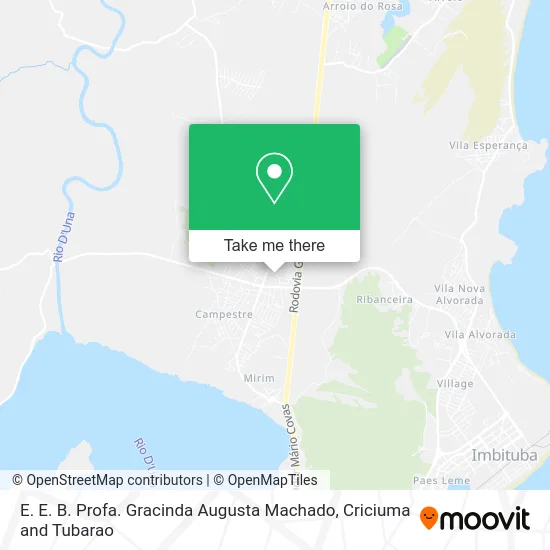 E. E. B. Profa. Gracinda Augusta Machado map