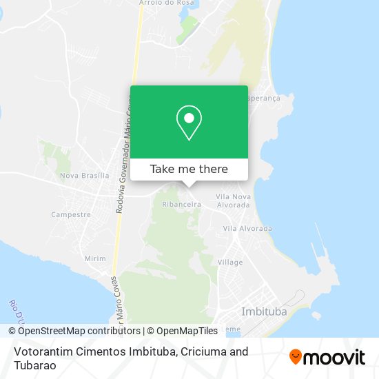 Votorantim Cimentos Imbituba map