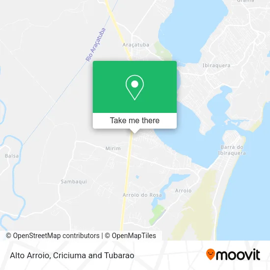 Alto Arroio map