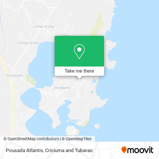 Pousada Atlantis map