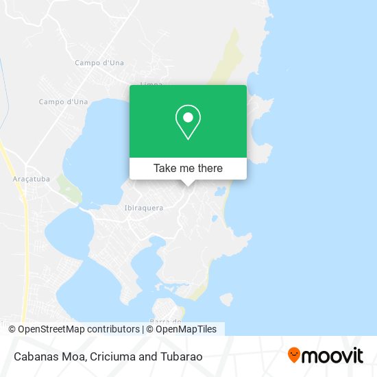 Cabanas Moa map