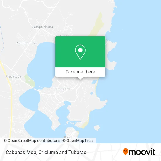 Cabanas Moa map