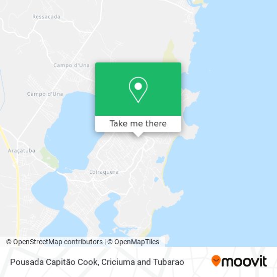Pousada Capitão Cook map