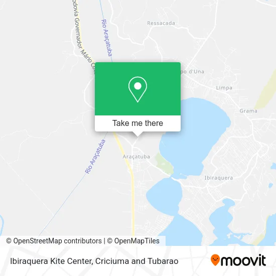 Ibiraquera Kite Center map
