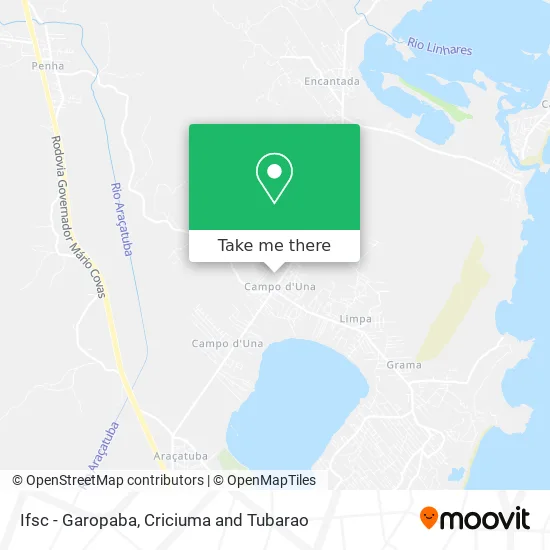 Ifsc - Garopaba map