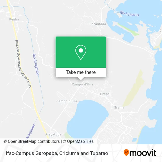 Ifsc-Campus Garopaba map