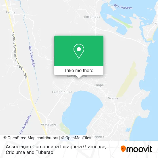 Associação Comunitária Ibiraquera Gramense map