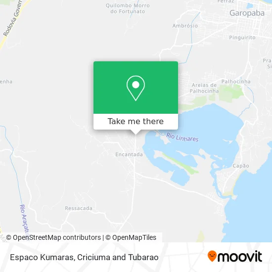 Espaco Kumaras map