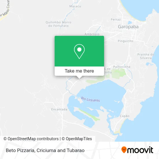 Beto Pizzaria map
