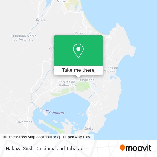 Nakaza Sushi map