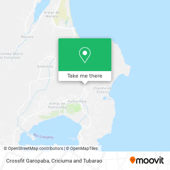 Crossfit Garopaba map