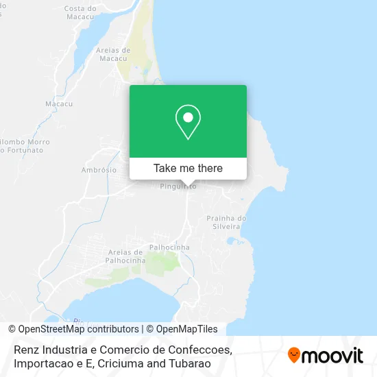 Renz Industria e Comercio de Confeccoes, Importacao e E map