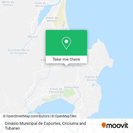 Ginásio Municipal de Esportes map