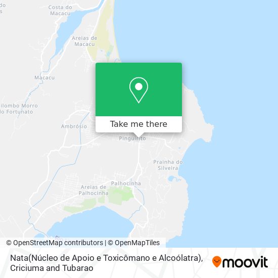 Nata(Núcleo de Apoio e Toxicômano e Alcoólatra) map