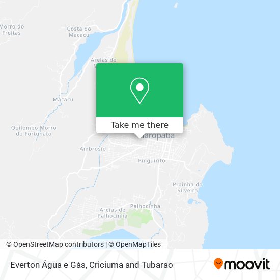 Everton Água e Gás map