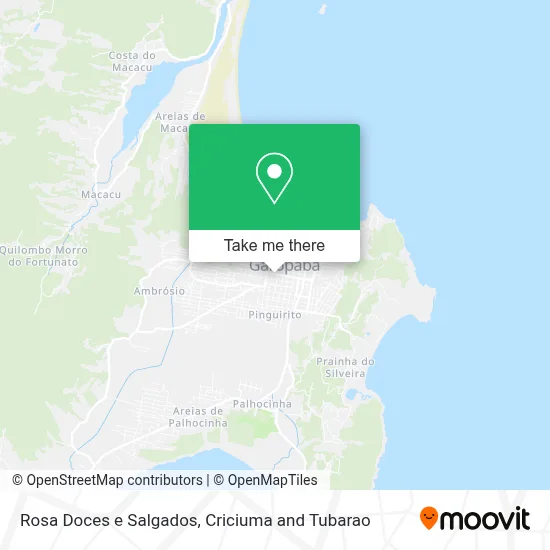 Rosa Doces e Salgados map