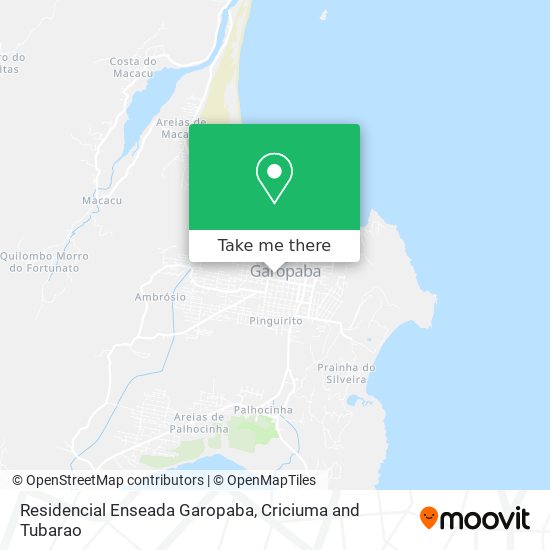 Residencial Enseada Garopaba map