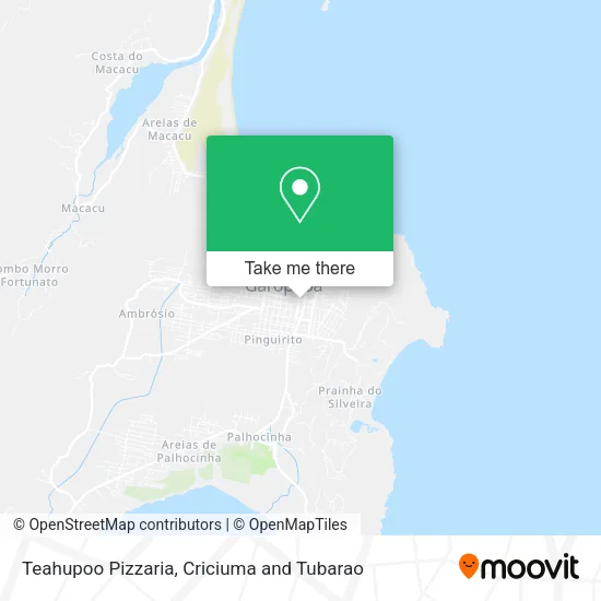 Teahupoo Pizzaria map