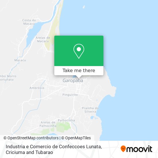 Industria e Comercio de Confeccoes Lunata map