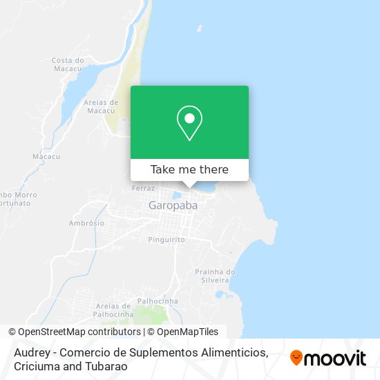 Audrey - Comercio de Suplementos Alimenticios map