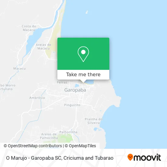 O Marujo - Garopaba SC map