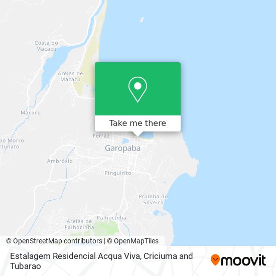 Estalagem Residencial Acqua Viva map