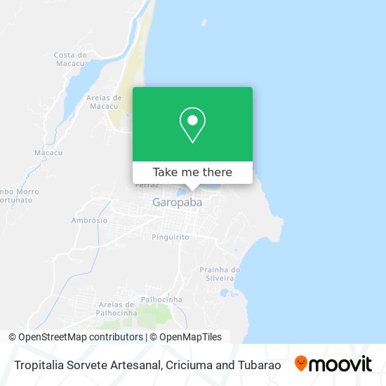 Tropitalia Sorvete Artesanal map