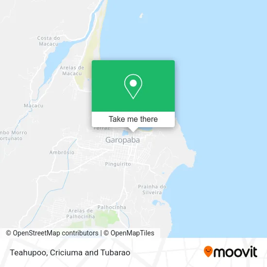 Teahupoo map