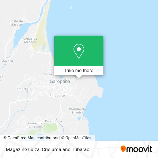 Magazine Luiza map