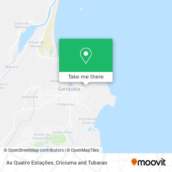 As Quatro Estações map