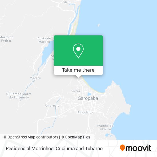 Residencial Morrinhos map