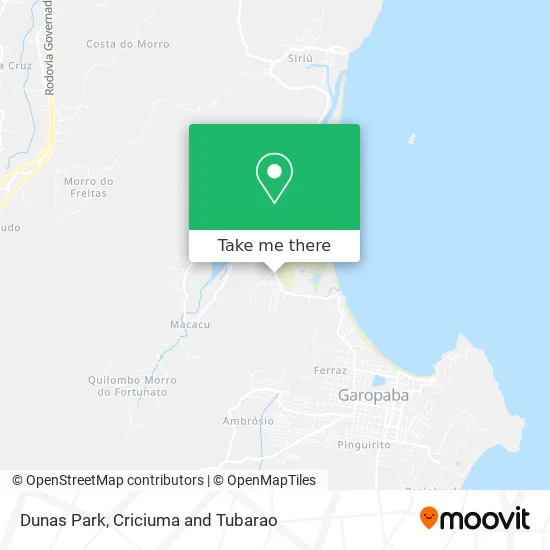 Dunas Park map
